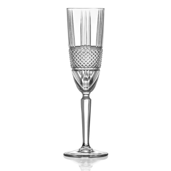 Bộ 06 Ly RCR Crystal Brillante Flute Goblet 180 ml