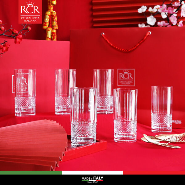 Bộ quà tặng RCR Ricco 06 Ly Brillante HB 370ml - Ảnh 2