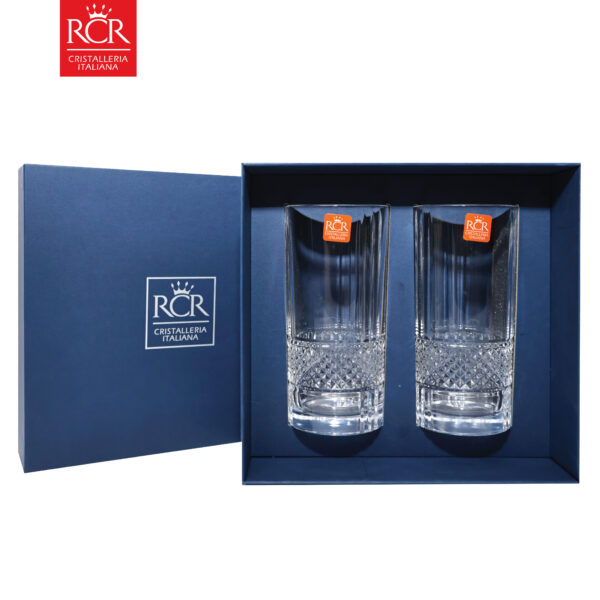 Bộ quà tặng RCR Successo 02 ly Brillante HB 370ml
