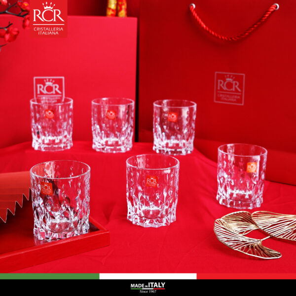 Bộ quà tặng RCR Ricco 06 Ly Marilyn Dof 340ml - Ảnh 2