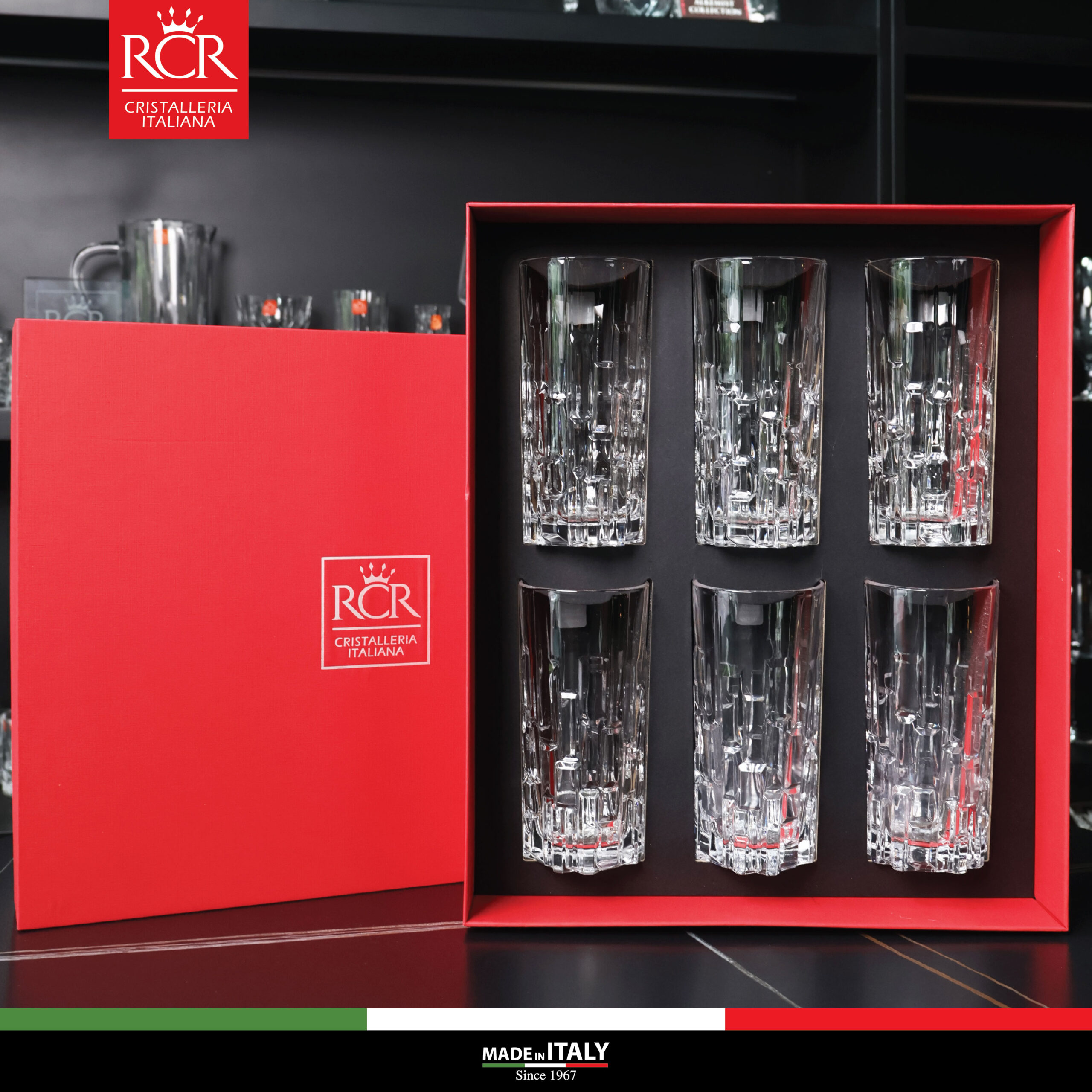 Bộ quà tặng RCR Ricco 06 Ly Etna HB 340 ml