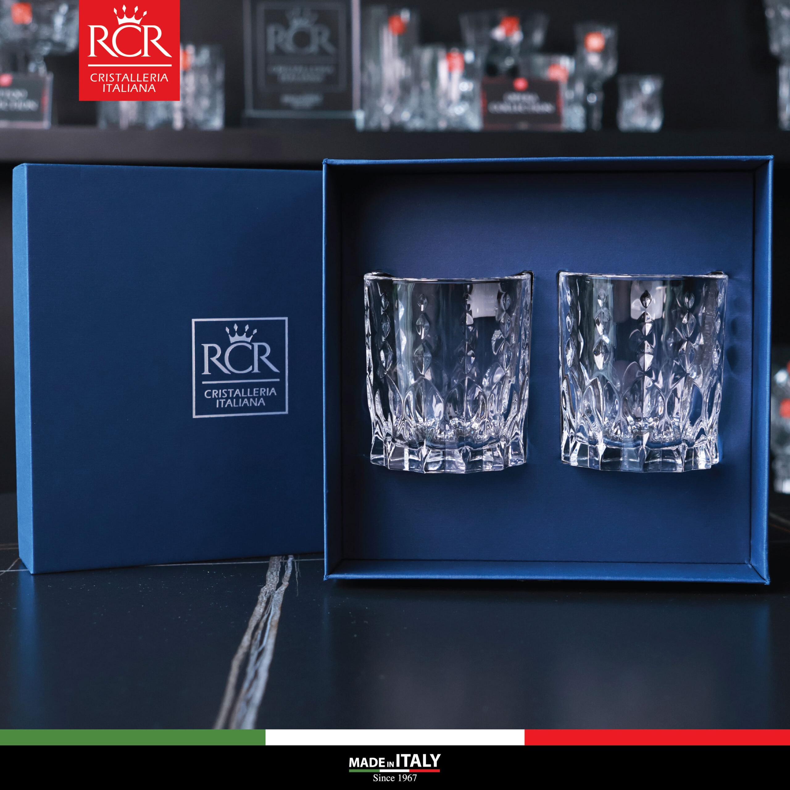 Bộ quà tặng RCR Successo 02 ly Marilyn Dof 340 ml