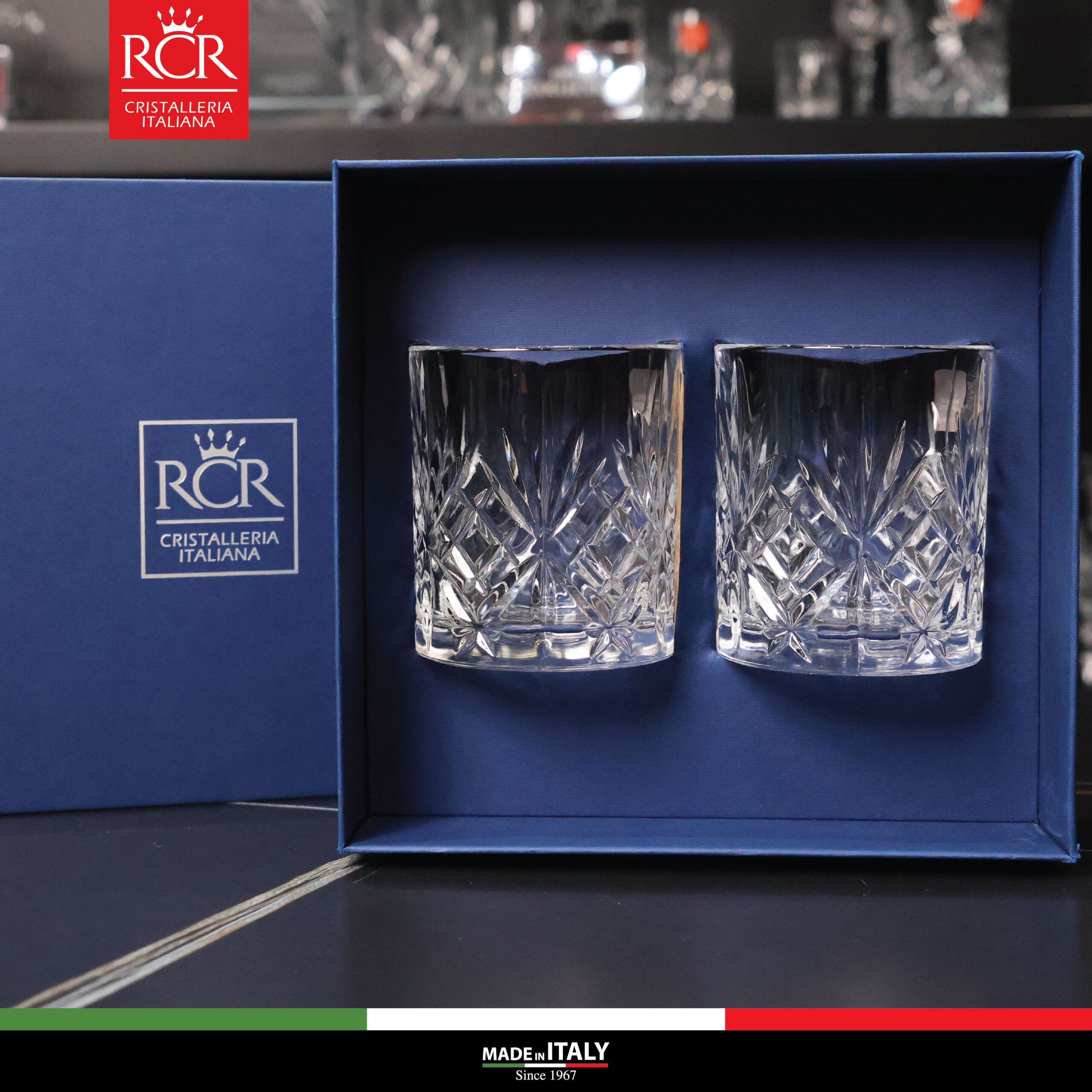 Bộ quà tặng RCR Successo 02 ly Melodia Dof 340 ml