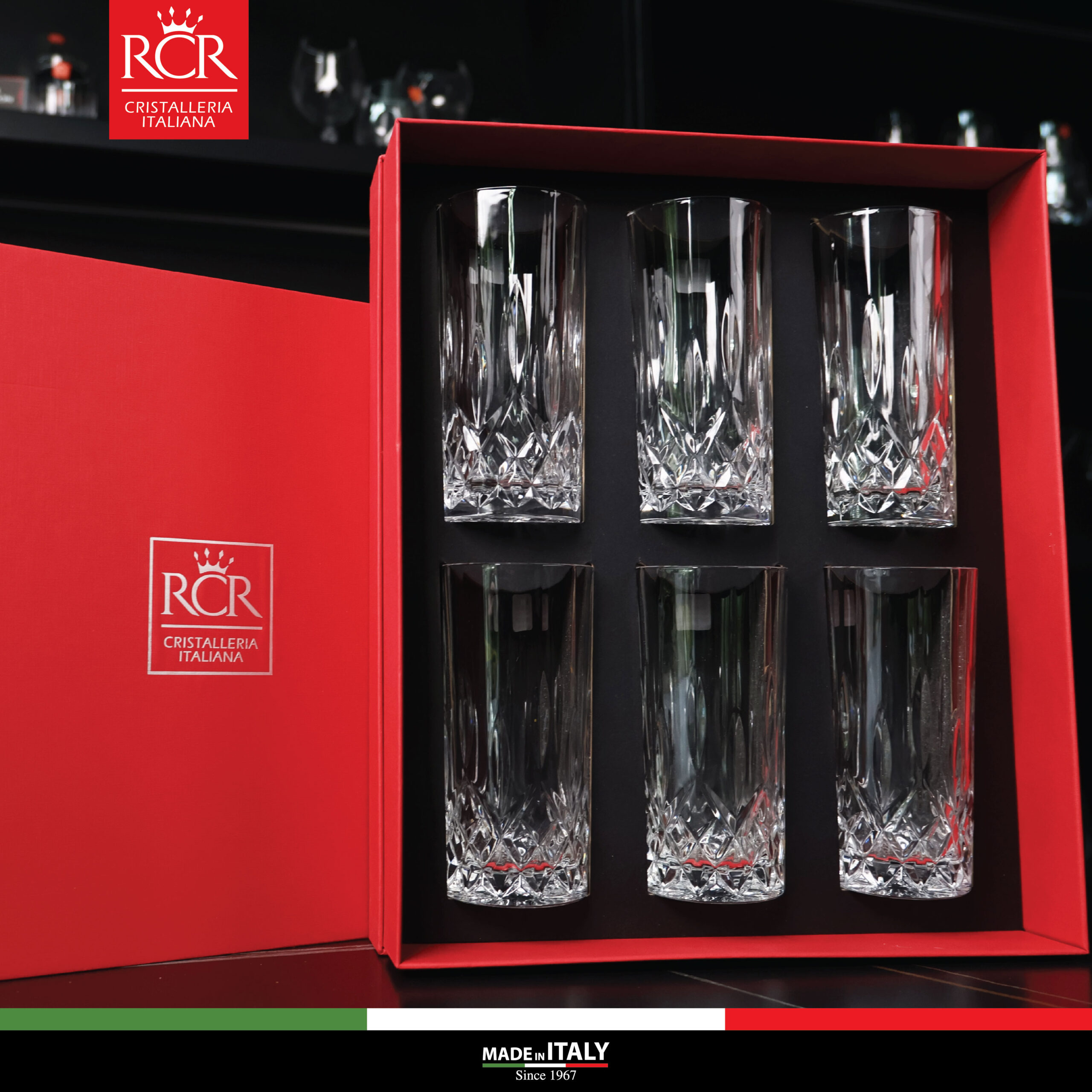 Bộ quà tặng RCR Ricco 06 Ly Opera HB 360 ml